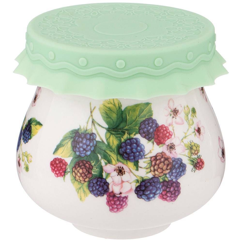 БАНОЧКА С СИЛИКОНОВОЙ КРЫШКОЙ LEFARD "ЕЖЕВИКА" 300 МЛ (КОР=36ШТ.)