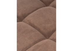 Барный стул Лофт ткань катания корица / черный матовый