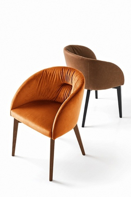 Стул М-City DISAUR Rosie Soft Cb, 1910, Bch P132 Graphite, Venice S0F Sand