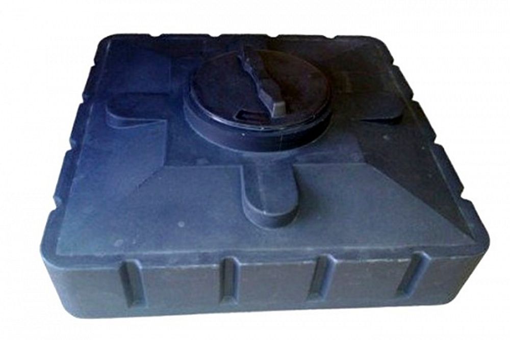 Бак для душа ( 200 л.) черный, 90116 43х88х88см