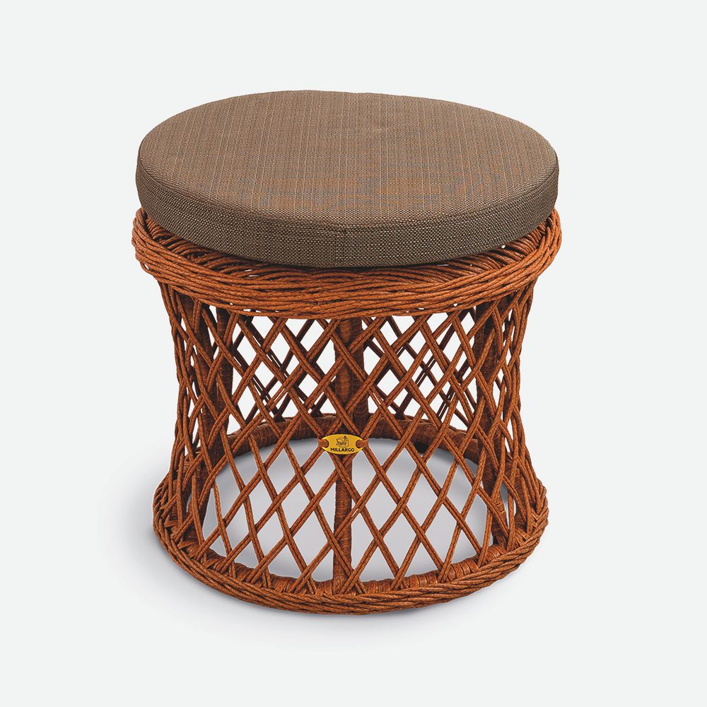 Пуф Nova  Африканский закат, RAL 8023 , Mossle 295