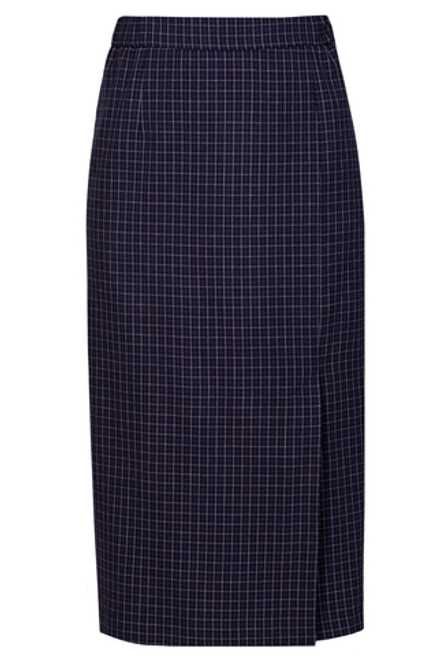 Юбка женская 3884ВП, синяя беж кл #406СБК013884ВП