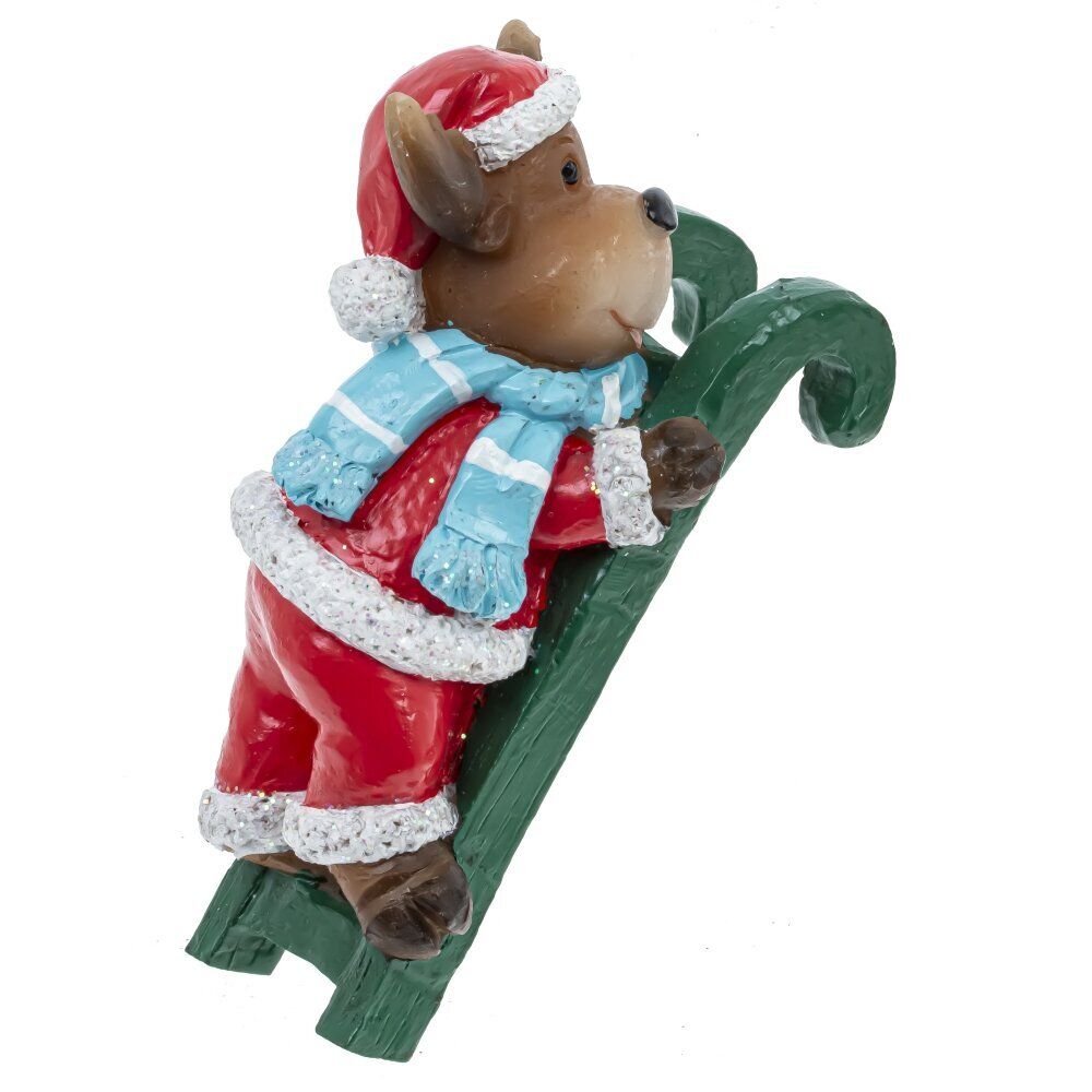 GAEM Фигурка декоративная "Медвежонок/Снеговик/Олень/Ребёнок", L9,5 W4,5 H5,5 см, 4в.