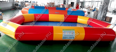 Надувной бассейн "Полосатик" 5*4*0.5 м