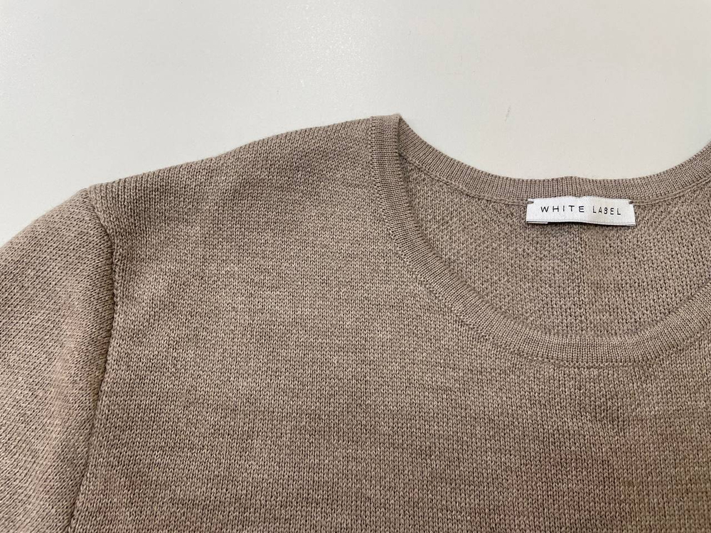 Тестовый образец. Платье Serena из extra fine мериноса 100%. Цвет мокко. Размер SM. №56 Смотрите параметры в описании.Другой цвет