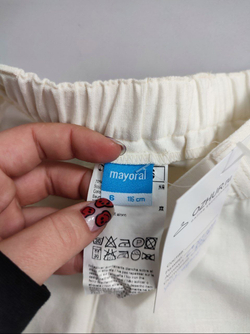 Штаны Mayoral светлые на 6 лет