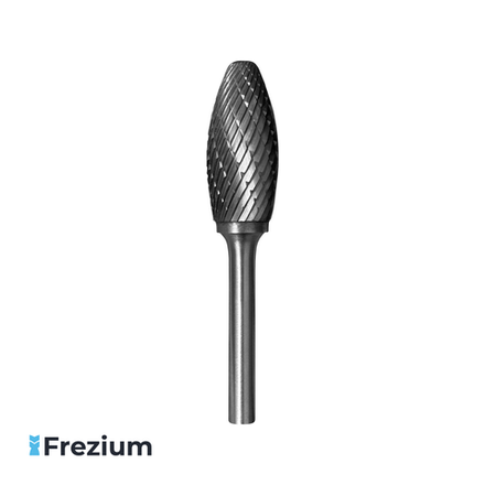 Борфреза по металлу "SGS" (16x6x36x80; SH-6M 24453; Форма H)