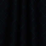 Шерстяная с добавлением кашемира ткань в тонкую клетку синего цвета