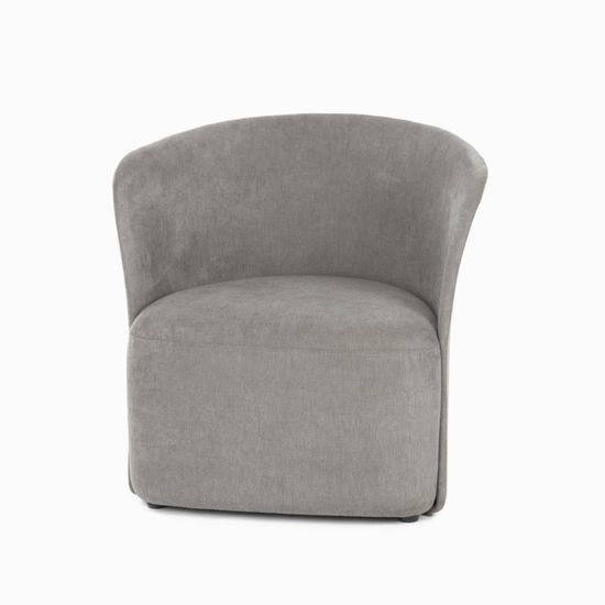Кресло Brighten Soft серая ткань 