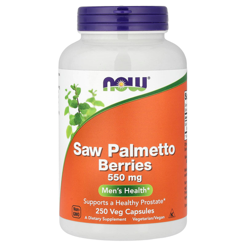 NOW Foods, ягоды серенои, 550 мг, 250 растительных капсул