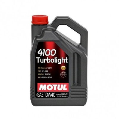 MOTUL Моторное масло 4100 Turbolight 10W40 4л MOTUL 109462