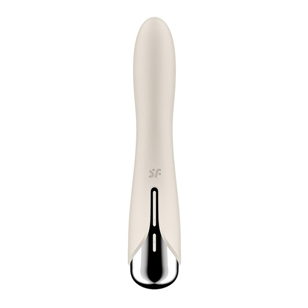 Бежевый вибратор 17,8см для G-точки Satisfyer Spinning Vibe 1 Rotating G-Spot Vibrator Beige