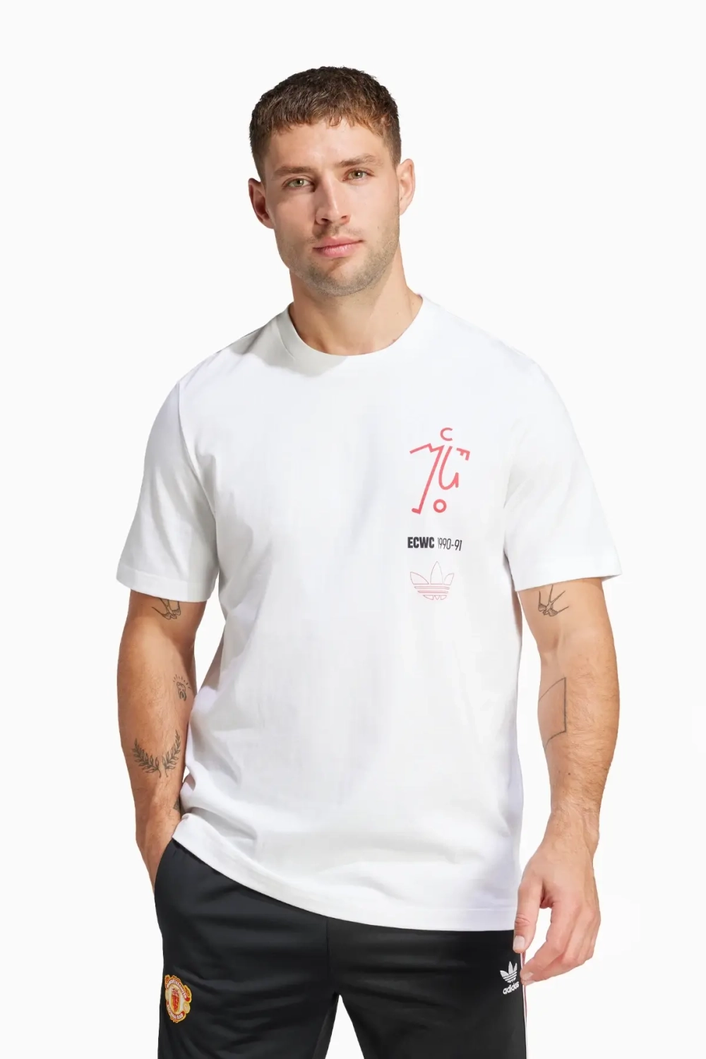 Футболка adidas Manchester United 1991 Tee - белый