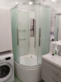 Душевая кабина AvaCan (АваКан) EM5090N с высоким поддоном, 90х90х208