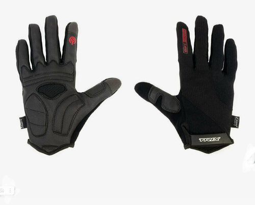 Перчатки TRIX nw  мужские, XL полноразмерные, гелев. вставки, дышащая лайкра/искусств. замша, черные