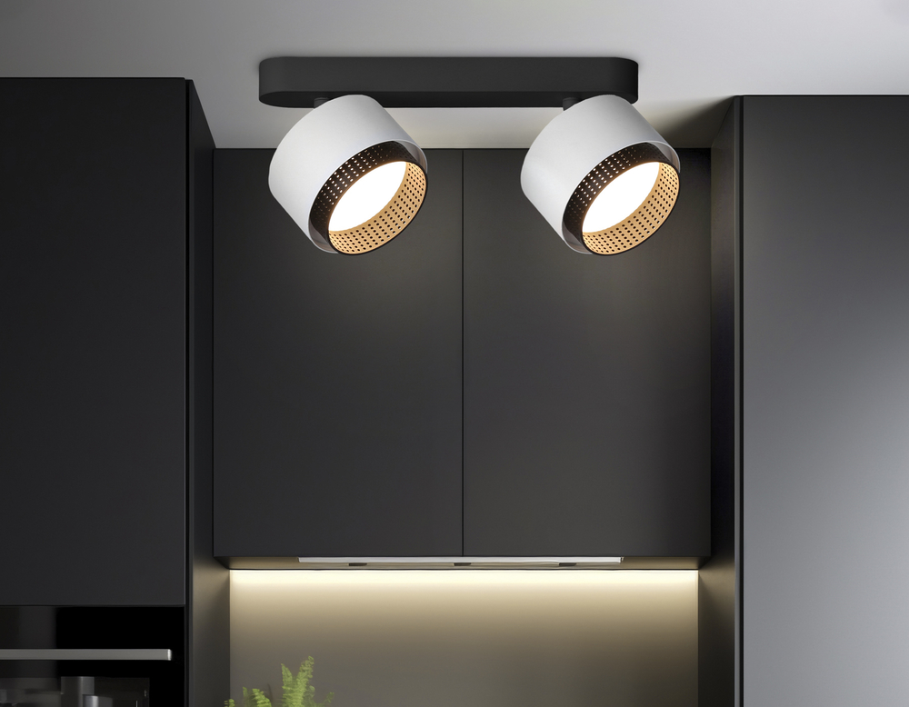Светильник накладной TN71285/2 WH/BK белый/черный GX53/2 max 12W 270*95*137