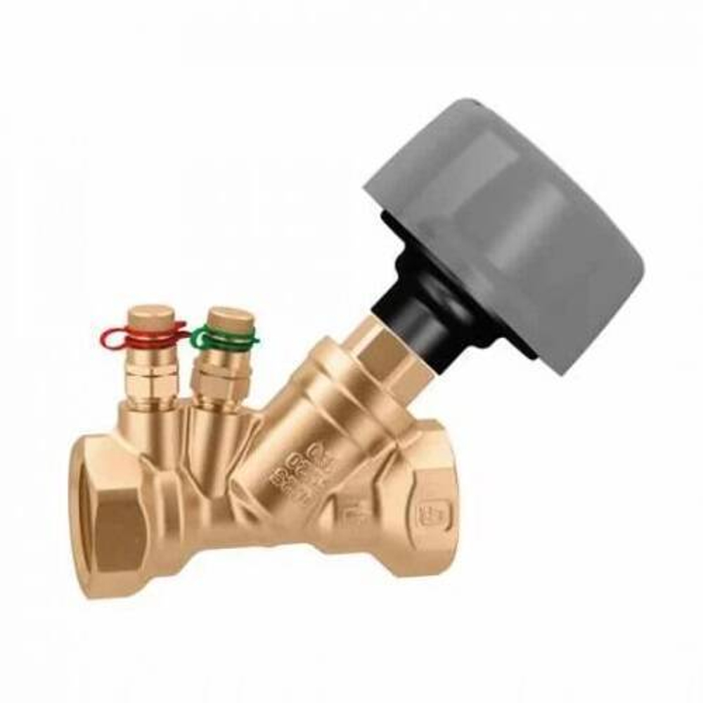 Клапан балансировочный ручной Caleffi 130 - 3/4" (ВР/ВР, PN16, T120°C, 0,9-4,1 м³/ч, с ниппелями)