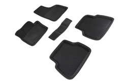 Коврики EVA 3D соты для Volkswagen Tiguan 2010-2017, Seintex.95450