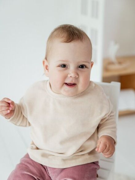 Джемпер из велюра "Крем-брюле" 0+