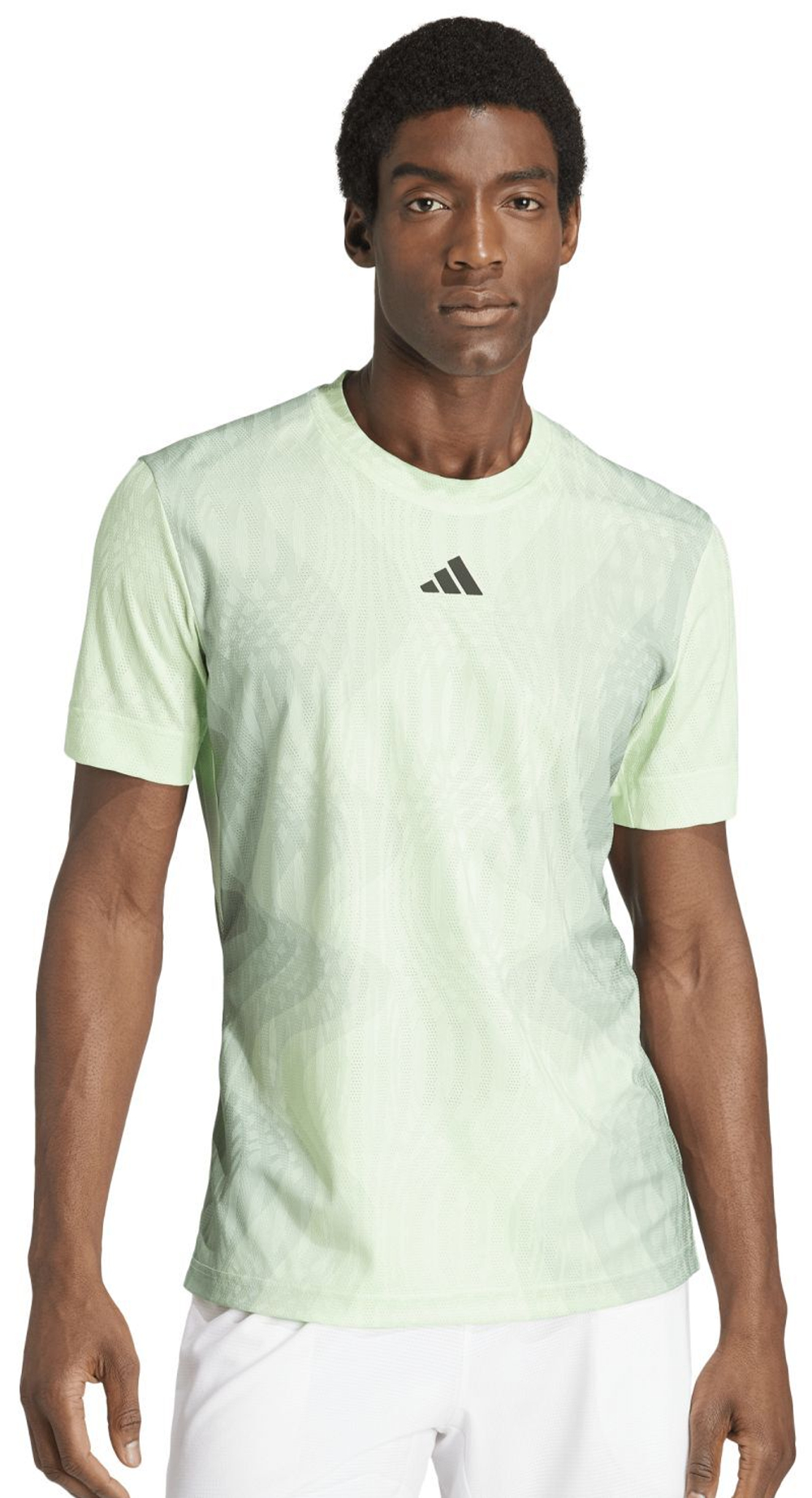 Мужская теннисная футболка Adidas Tennis Airchill Pro Freelift Tee - semi green spark