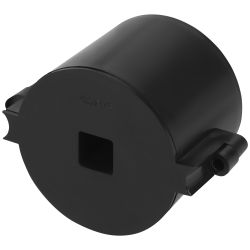 Коробка потолочная ЭРА KUM-75-62-k черная 75х62мм Л253М У3 для монолитного строительства с крюком IP44