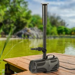 GANF01-03 GREEN APPLE насос для фонтана с насадками.Мощность 55 W.Производительность 3000 л/ч. Max.П