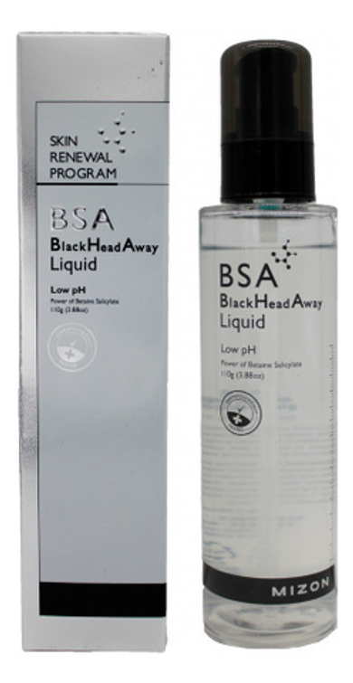 MIZON Средство против угрей и черных точек -  BSA Blackhead Away Liquid ,110г