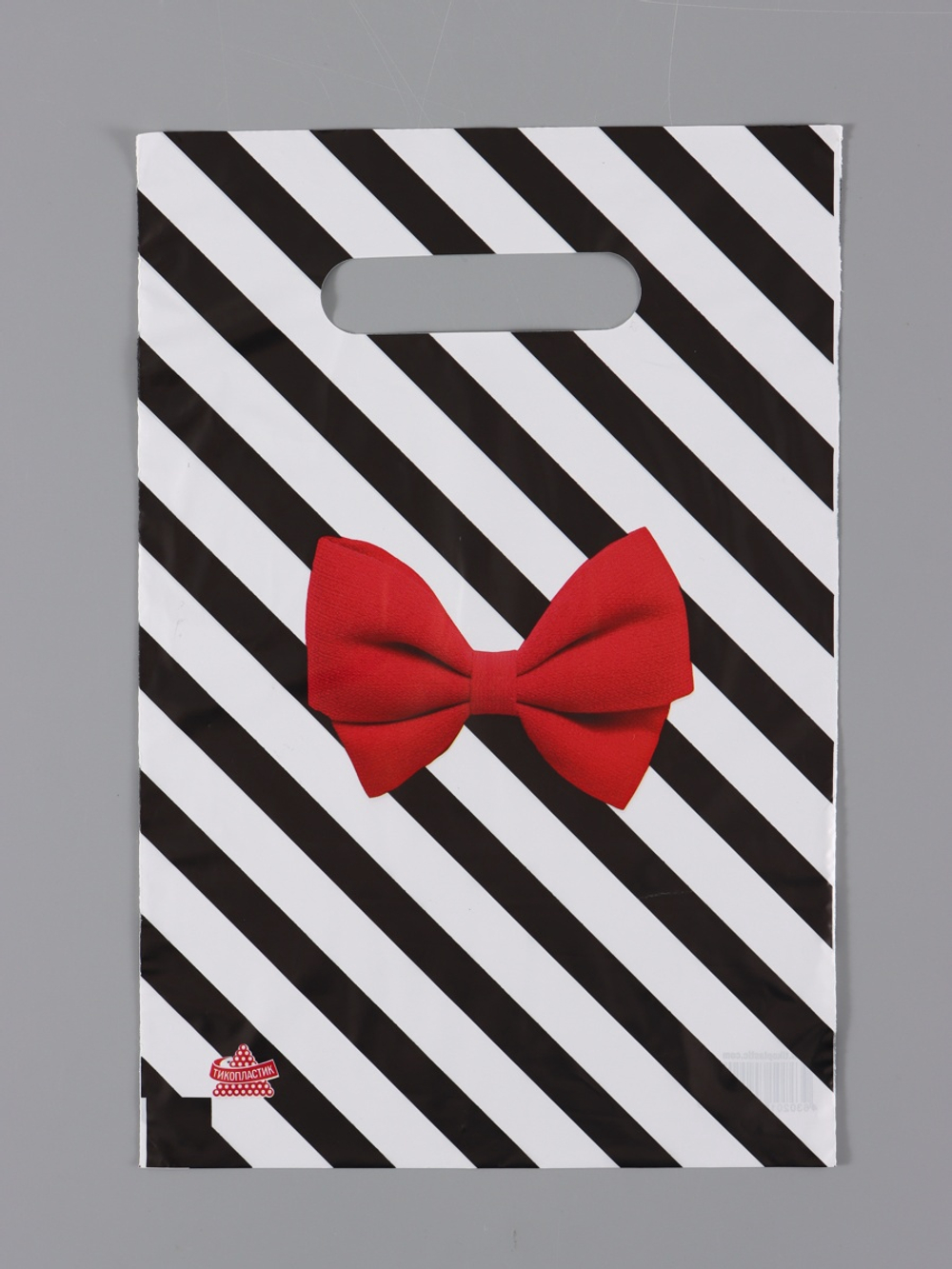 Пакет подарочный "Алый бантик" 30 х 20 см 30 мкм, 10980796, Россия