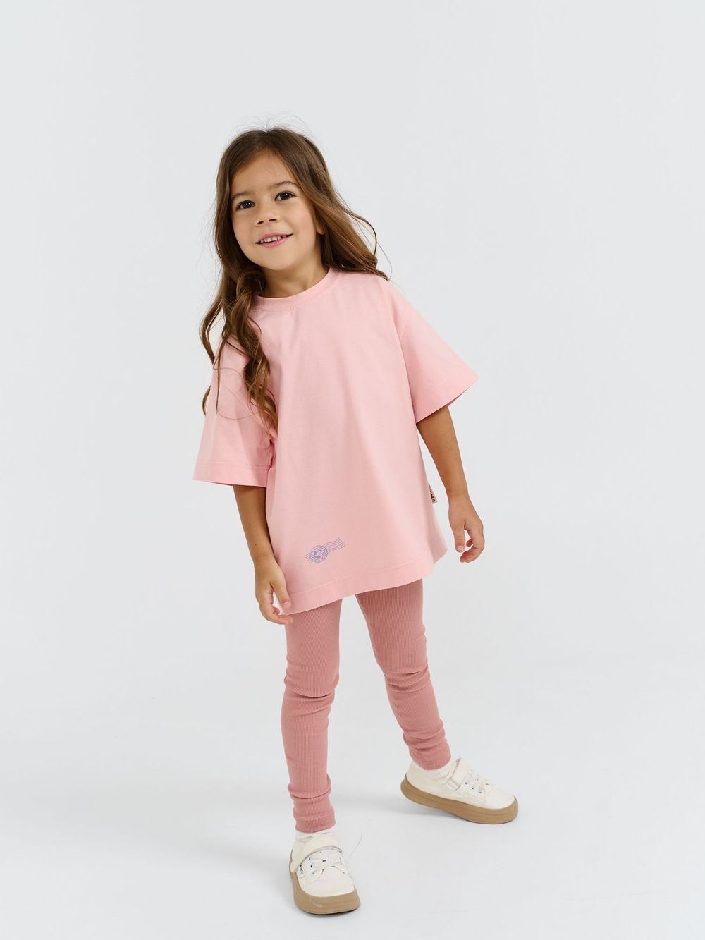 Футболка оверсайз "Роза" с принтом