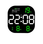 Часы настенные LED MIRROR NO.: 6633 White&Green