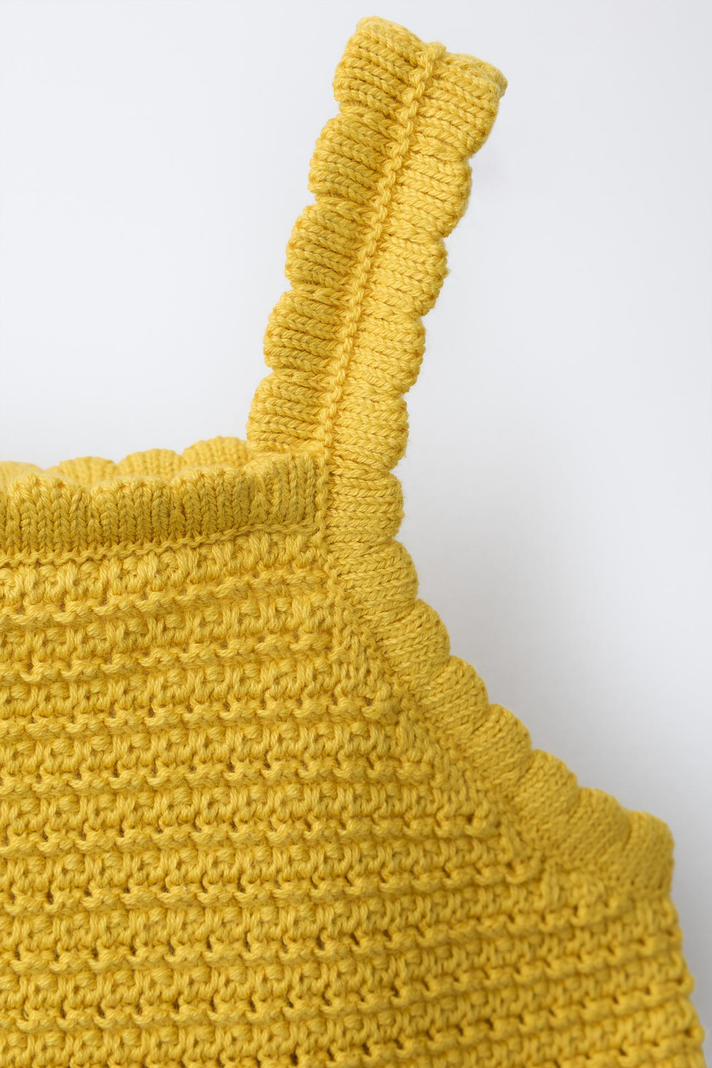 ZARA Х CASA LAWA ТРИКОТАЖНОЕ ПЛАТЬЕ В КЛЕТКУ ВИШИ С ЛИМОНАМИ, ЖЕЛТЫЙ