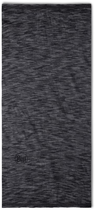 Тонкий шерстяной шарф-труба детский Buff Wool lightweight Graphite Multistripes Фото 2