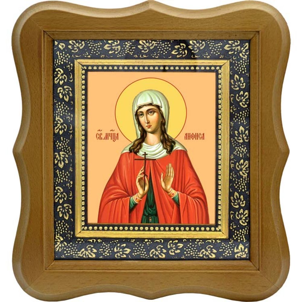 Анфиса Римская Святая мученица. Икона на холсте.