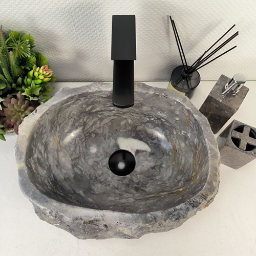 Раковина из мрамора Erozy Grey EM-65563 41*36*15 0882