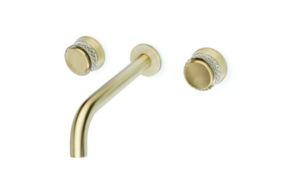 Смеситель из стены AURA на 3 отв. MAT GOLD