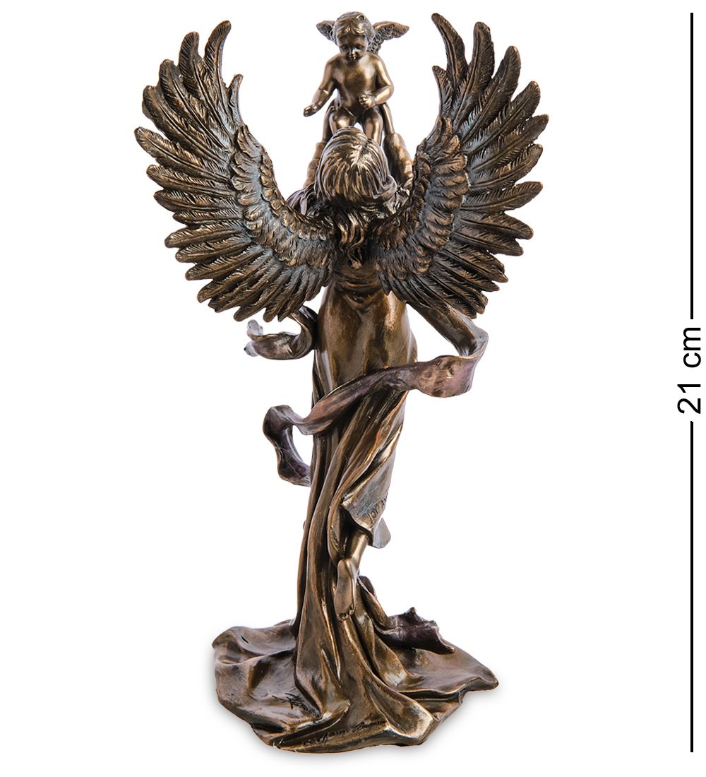 Veronese WS-1135 Статуэтка «Девушка-ангел с ребенком»