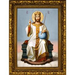 Царь Царей (Царь славы). Икона на холсте.