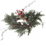 Венок хвойный новогодний «Лесной сюрприз» , 50 см