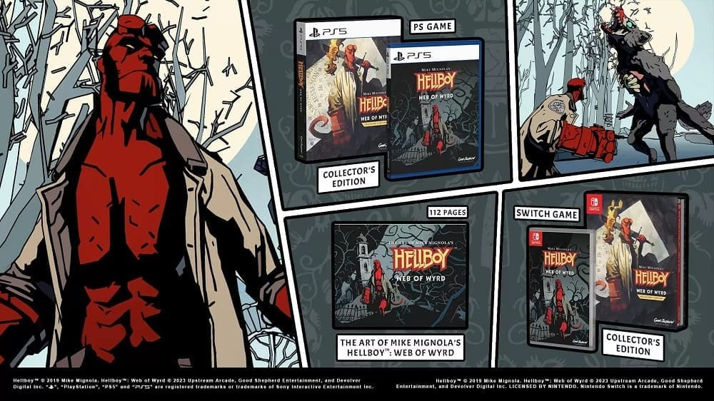 Hellboy: Web of Wyrd Collectors Edition (диск для PS5, полностью на английском языке)