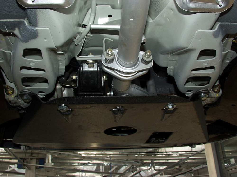 Защита картера и КПП Sheriff для Chevrolet Sens (T100) 2002-2009 арт.04.0579