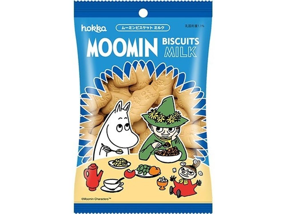 Печенье Муми-тролль молочное Hokuriku, 60 гр