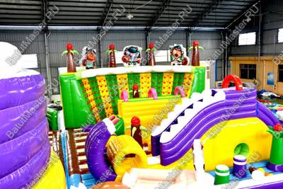 Надувной батут "Детский мегапарк" 18*18*8 м
