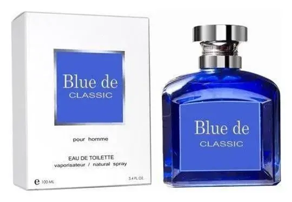 Туалетная вода для мужчин "CLASSIC DE BLUE" 100мл Россия
