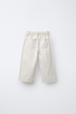 Брюки карго wide leg из твила