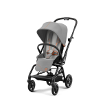 Коляска прогулочная Cybex Eezy S Twist+ 2 BLK (с дождевиком и бампером), Lava Grey