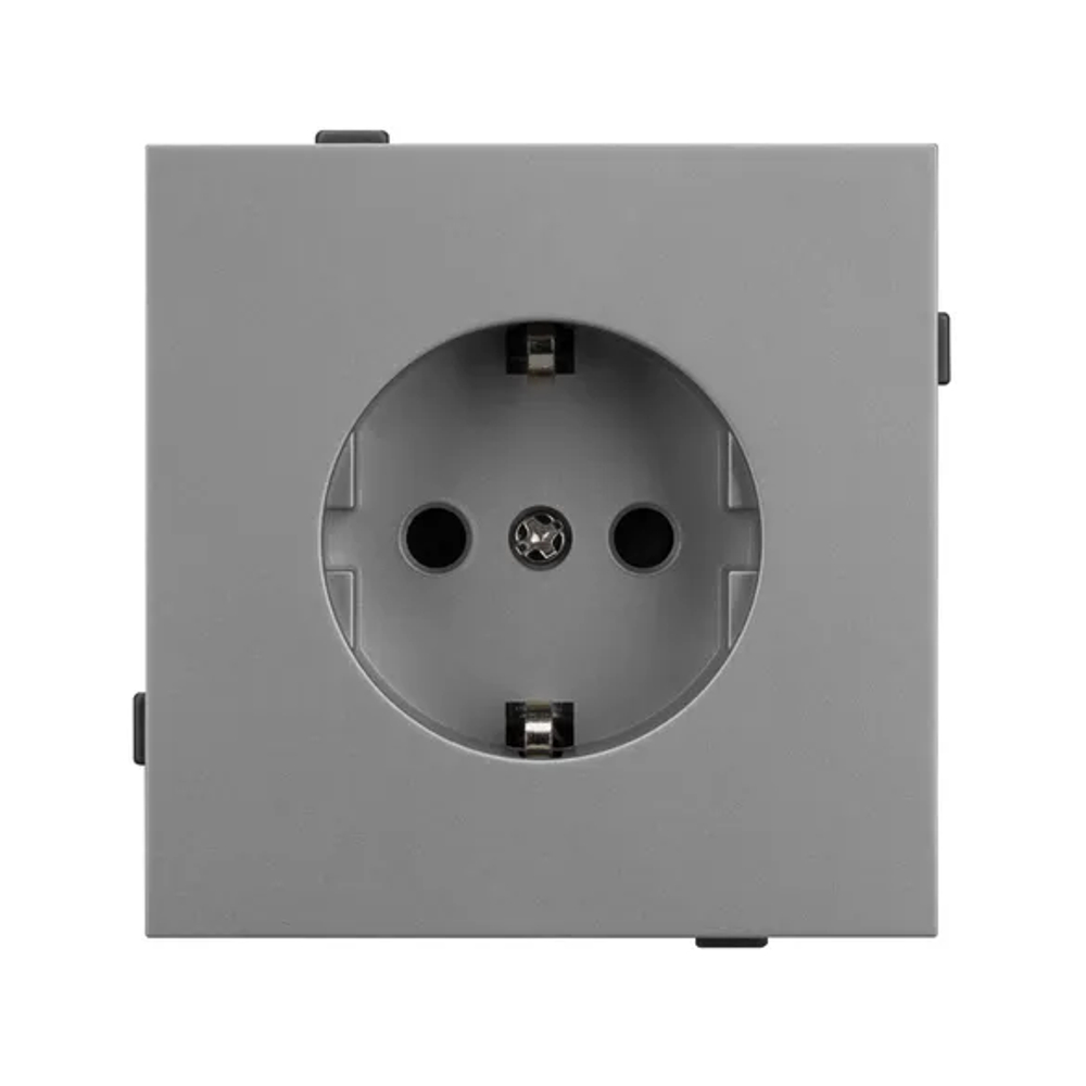 Механизм электрической розетки SCT-TENDO-MEU1-PL-GR (230V, 16A) (Arlight, -) 054080