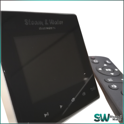 Комплект влагостойкой акустики для бани и сауны - SW 1 Black SAUNA (квадратная решетка)