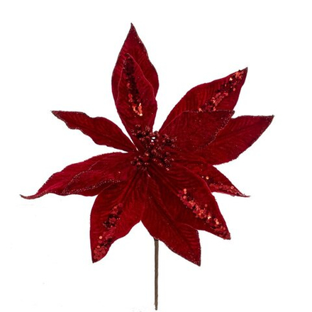 GAEM Цветок искусственный "Пуансеттия", L26 W26 H25 см