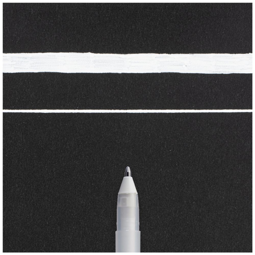 Ручка гелевая Sakura "Gelly Roll" белая, 1,0мм