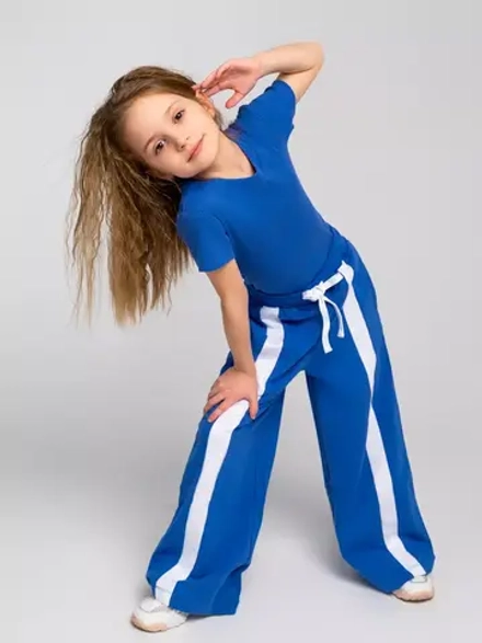 Костюм для девочки, футболка и брюки